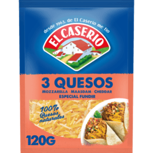 CASERIO 120G RALLADO 3 QUESOS 12CA