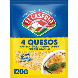 CASERIO 120G RALLADO 4 QUESOS 12CA