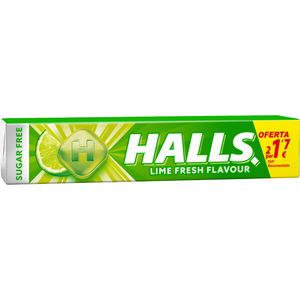 HALLS 4X32G VITA-C LIME FRESH 24C