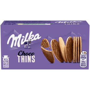 MILKA CHOCO THINS 126G 12CA