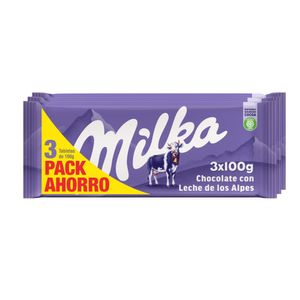 MILKA 3X100G LECHE MULTIPACK 15CA