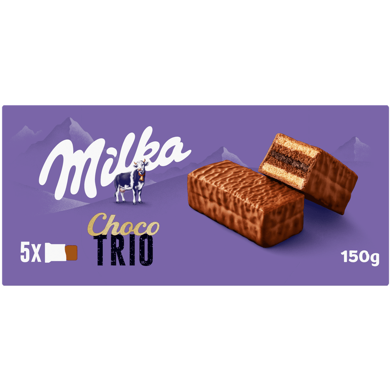 MILKA CHOCO TRIO 150G